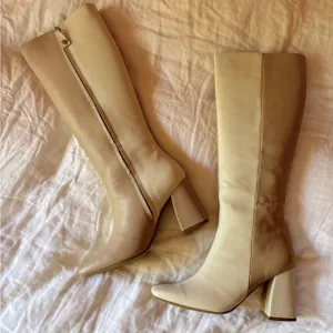 NIB Stivali New York Two-Toned Knee High Handcrafted Leather “New Dawn” Boots