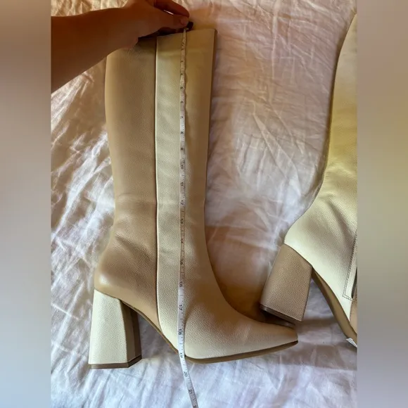 NIB Stivali New York Two-Toned Knee High Handcrafted Leather “New Dawn” Boots