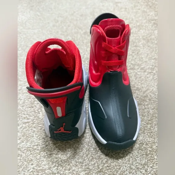 Nike PS Air Jordan Drip 23 Rain Snow Winter Boots Black/Red CT5798-006 Size 2Y