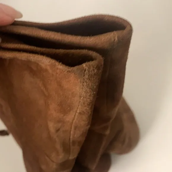 Nine West Dark Natural Suede Boots