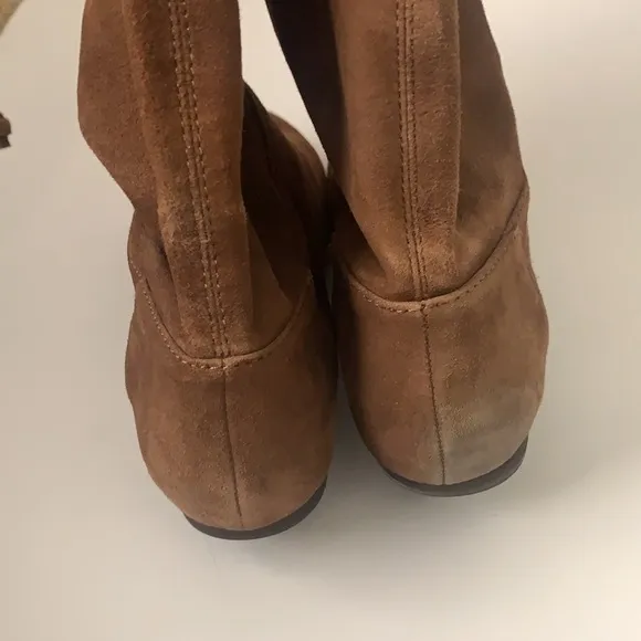 Nine West Dark Natural Suede Boots