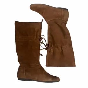 Nine West Dark Natural Suede Boots