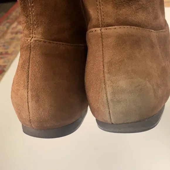 Nine West Dark Natural Suede Boots