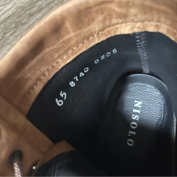 Nisolo size 6.5 Amelia boots