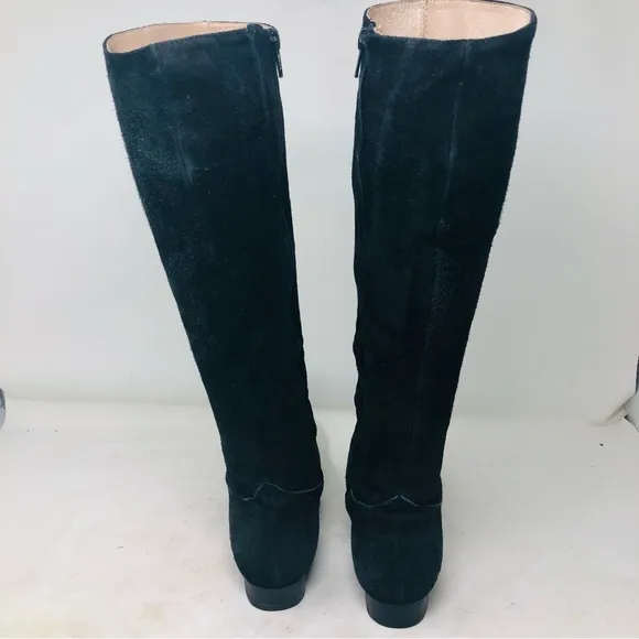 Noa Noa Black Suede Riding Boots Italy