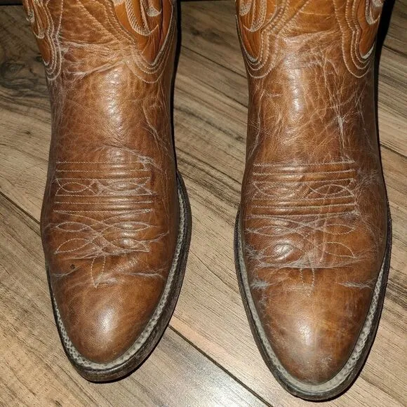 Nocona Cowboy Western Boots Brown Leather