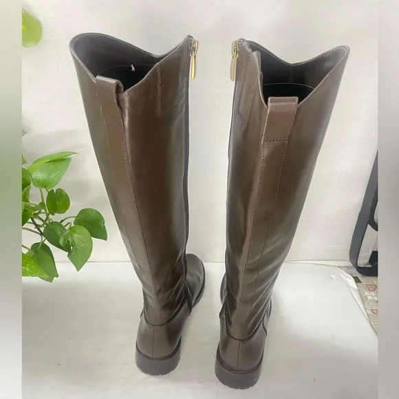 Nordstrom Chocolate Brown‎ Oliver Boots NWOT Leather Tall Boots