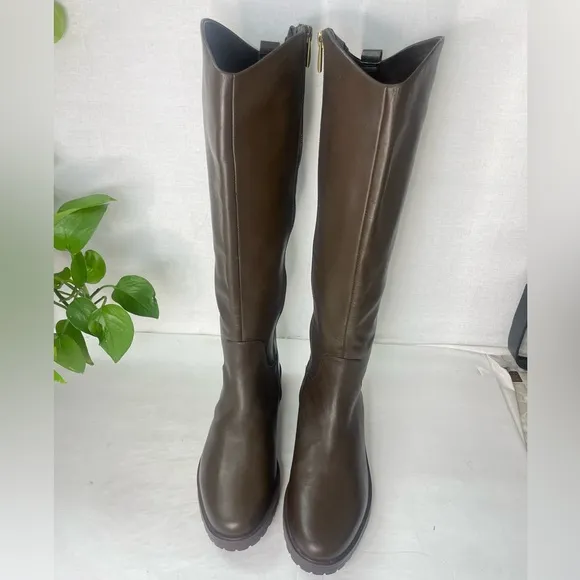 Nordstrom Chocolate Brown‎ Oliver Boots NWOT Leather Tall Boots