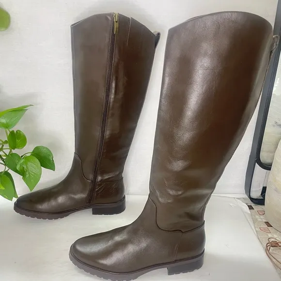 Nordstrom Chocolate Brown‎ Oliver Boots NWOT Leather Tall Boots