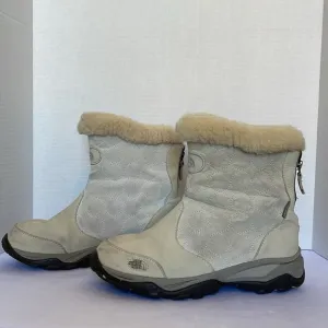 North Face Primaloft Waterproof 200 Gram Insulation Winter Suede Boots Size 7.5