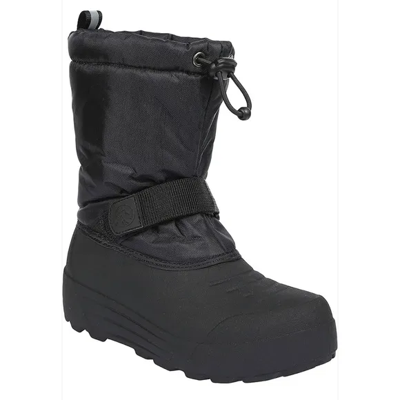 Northside Unisex Insulated Waterproof Black Snow Boots | 12. NWT