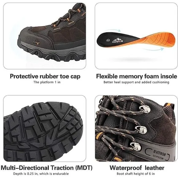 NORTIV 8 Waterproof Hiking / Outdoor Boots Men's Size 11