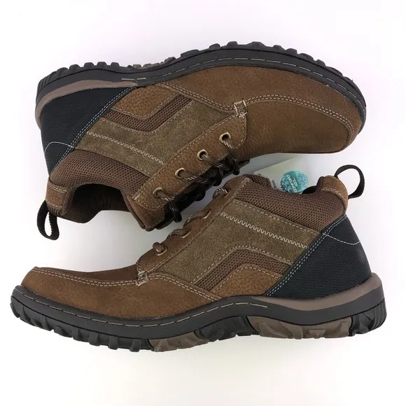 Nunn Bush Brown Leather Quest Hiking Chukka Boots Size 8W
