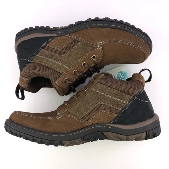 Nunn Bush Brown Leather Quest Hiking Chukka Boots Size 8W