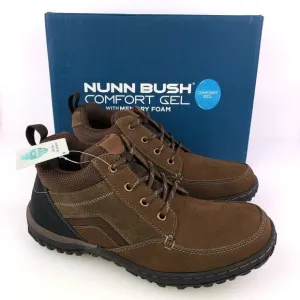 Nunn Bush Brown Leather Quest Hiking Chukka Boots Size 8W