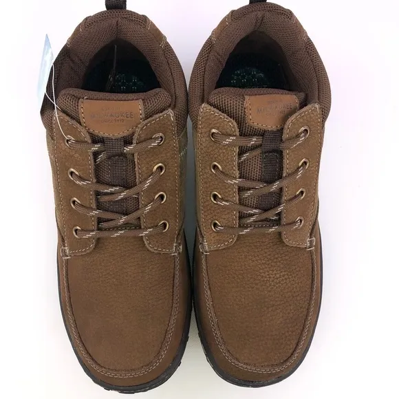 Nunn Bush Brown Leather Quest Hiking Chukka Boots Size 8W