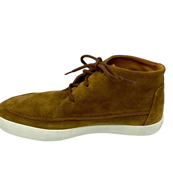 NWOB Longchamp Brown Suede Ankle Boots - Sz Fr 41 = US 8