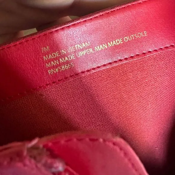 NWOB Open Edit Hesper Bootie in Red Salsa