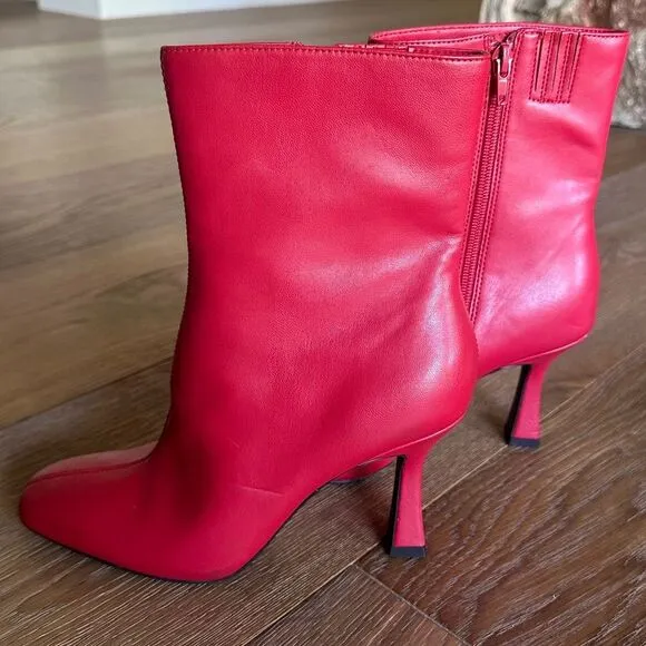 NWOB Open Edit Hesper Bootie in Red Salsa