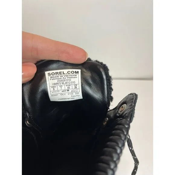 NWOB Sorel Brex Leather &amp; Suede Lace Up Hiker Boots women's 9