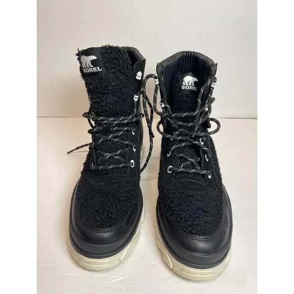 NWOB Sorel Brex Leather &amp; Suede Lace Up Hiker Boots women's 9