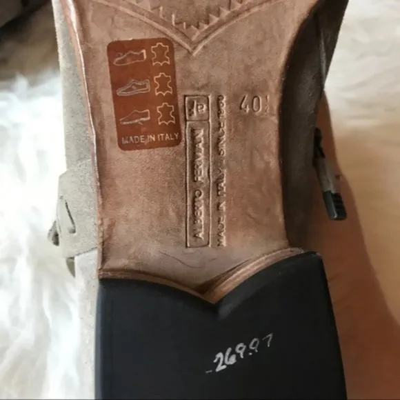 NWOT Alberto Fermani Sofia Ankle Boots sz 10 or 40.5