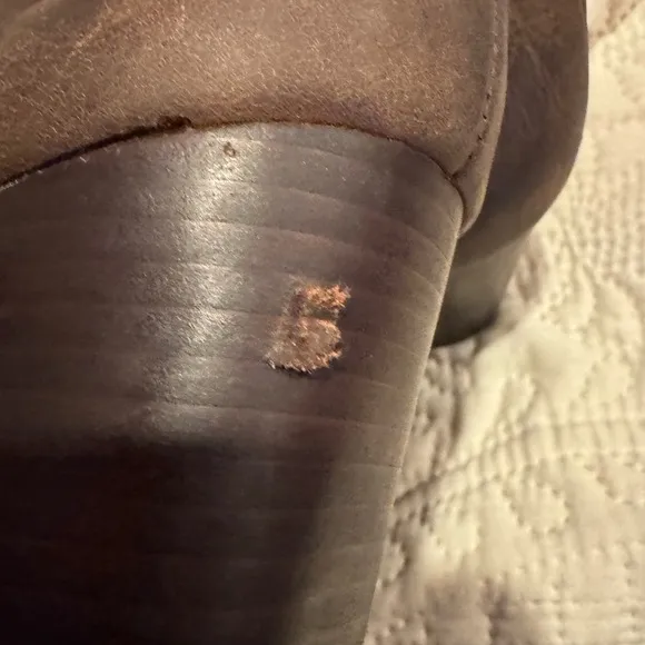 NWOT Born Brown Leather Boots Women’s Size 10