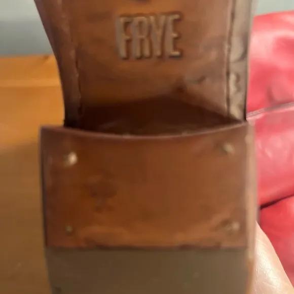 NWOT FRYE  WOMEN MELISSA  WESTERN BOOT COGNAC SIZE 6.5 EUC! $348 Riding Boots