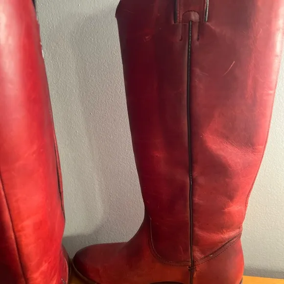 NWOT FRYE  WOMEN MELISSA  WESTERN BOOT COGNAC SIZE 6.5 EUC! $348 Riding Boots