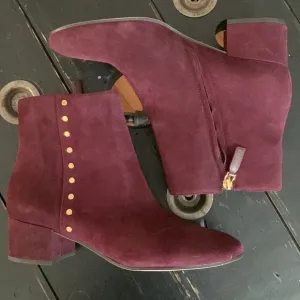 NWOT LAUREN RALPH LAUREN Women’s Wharton Suede Studded Ankle Boots