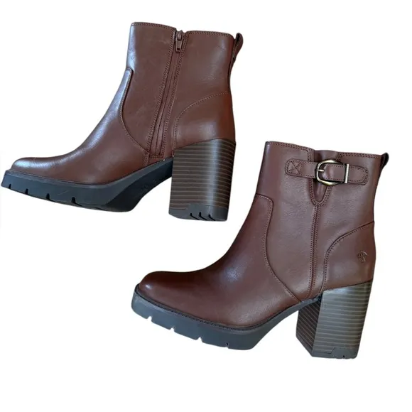 NWOT Naturalizer Wilde Weatherproof Ankle Brown Boots – 9.5M