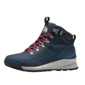NWOT North Face Back-To-Berkley Mid Waterproof Nubuck Leather Boots Blue