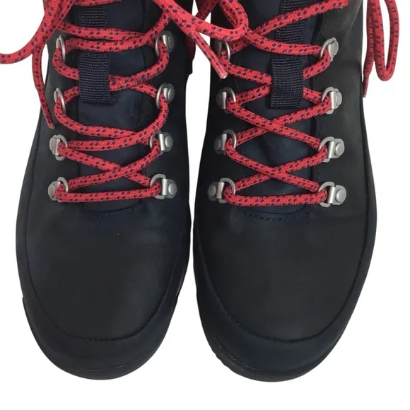 NWOT North Face Back-To-Berkley Mid Waterproof Nubuck Leather Boots Blue