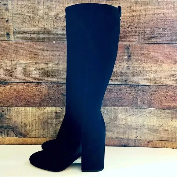 NWOT Sam Edelman Thora Suede Tall Block Heeled Boots
