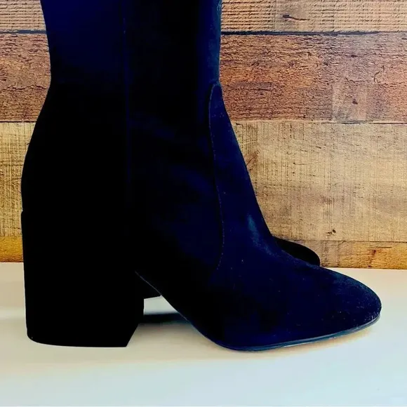 NWOT Sam Edelman Thora Suede Tall Block Heeled Boots