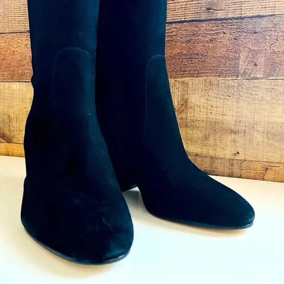 NWOT Sam Edelman Thora Suede Tall Block Heeled Boots
