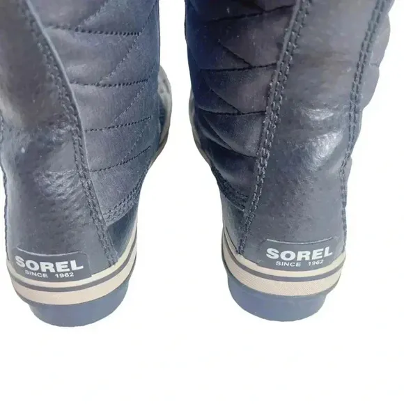 NWOT Sorel Tofino II Waterproof Boot Black Canvas &amp; Leather Size 8