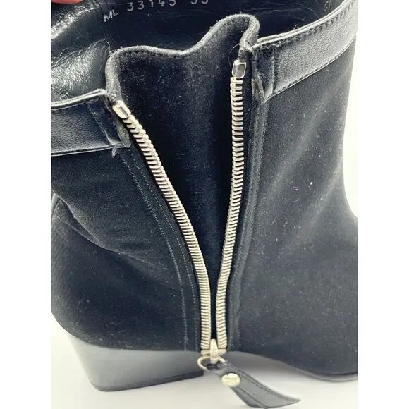 NWOT Stuart‎ Weitzman Womens Goreit Ankle Heeled Boots Waterproof Gore-Tex 5.5
