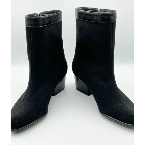 NWOT Stuart‎ Weitzman Womens Goreit Ankle Heeled Boots Waterproof Gore-Tex 5.5