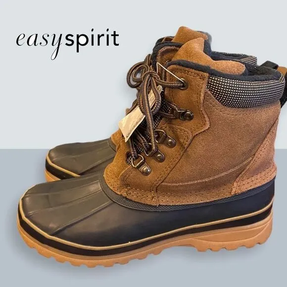 NWOT Easy Spirit &quot;Charles&quot; Suede Duck Boots 8