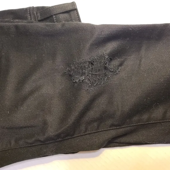 NWT AG Adriano Goldschmied Size 27 Alexxis Black High-Rise Distress Skinny Jeans
