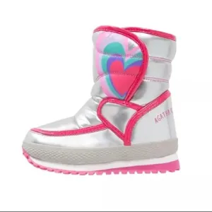 NWT. Agatha Ruiz De La Prada Kids Silver Winter/Snow Boots.  Different sizes.
