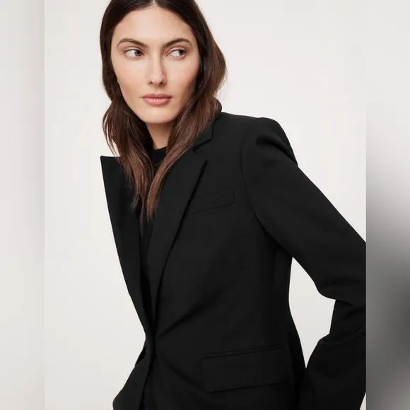 NWT! Banana Republic Black Slim Italian Wool Blazer - Multiple Sizes