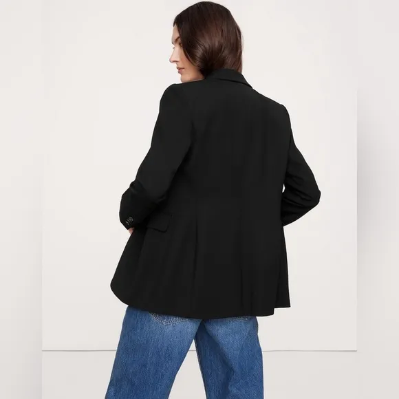NWT! Banana Republic Black Slim Italian Wool Blazer - Multiple Sizes