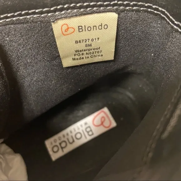NWT Blondo Camila Leather Boots Size 8