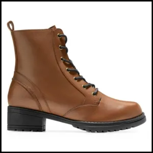 NWT Cole Haan Camea Waterproof Combat Boots in Brown