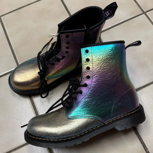 NWT Dr. Martens Boots 1460 Iridescent