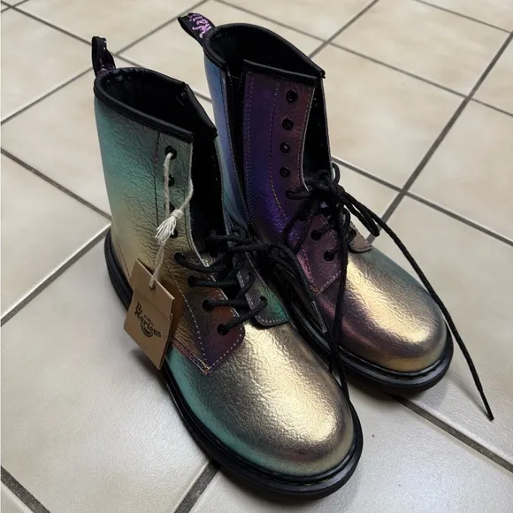NWT Dr. Martens Boots 1460 Iridescent