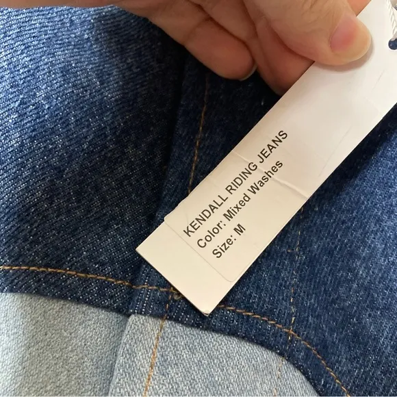 NWT EB Denim Kendall Riding Straight Jeans in Mixed Washes