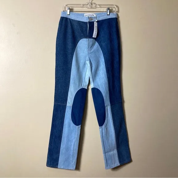 NWT EB Denim Kendall Riding Straight Jeans in Mixed Washes